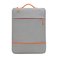Sacoche d'ordinateur portable moderne, légère, portable, de protection, imperméable, en polyester, avec compartiment intérieur plat, pour usage professionnel et bureautique, personnalisable