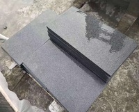 Dalles de granit gris foncé G654, granit sésame foncé pour intérieur et extérieur