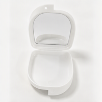 Boîte de rangement pour aligneurs dentaires, étui pour protège-dents avec miroir, boîte orthodontique avec trou d'aération, usage quotidien