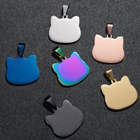 Placas de Identificación Personalizadas para Perros para Grabado Láser Esmalte Sublimación de Metal al Por Mayor Placas en Blanco de Acero Inoxidable