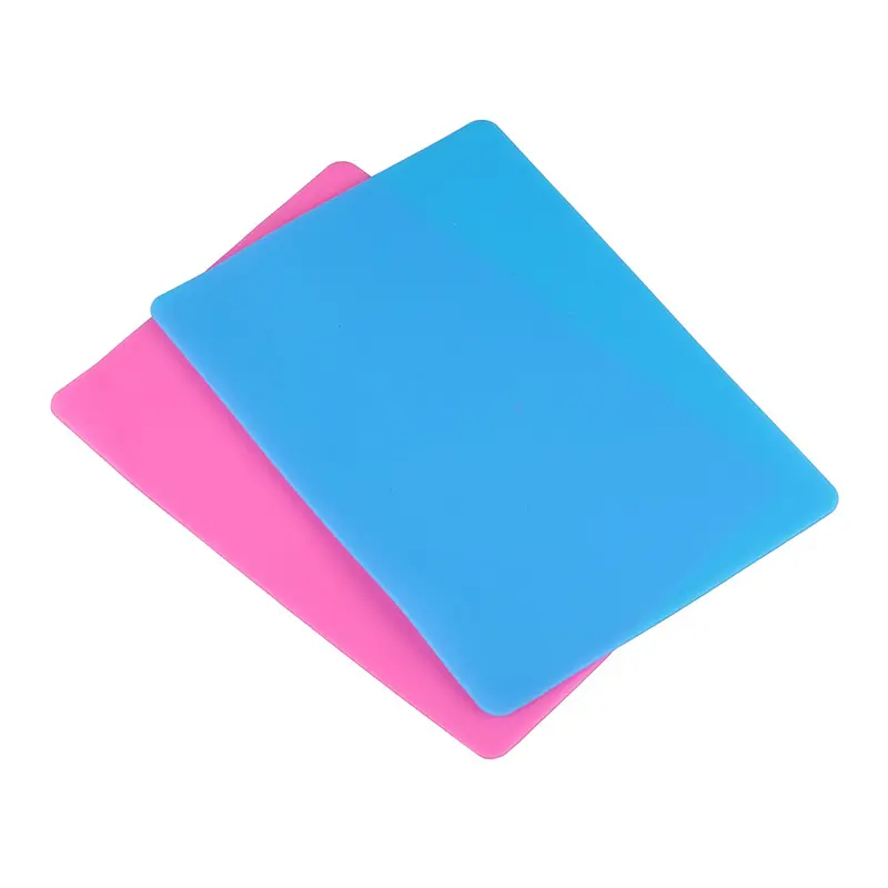 Factory low price good grade heat resistant silicone table mats glue mat custom silicone baking mat craft