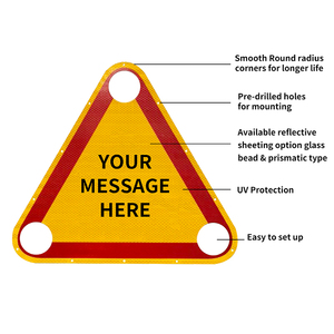 France panneau de <span class=keywords><strong>signalisation</strong></span> travaux <span class=keywords><strong>Triangle</strong></span> de <span class=keywords><strong>signalisation</strong></span> de chantier Double face AK5 TRIFLASH sur pieds lyonnais - Product Image 6