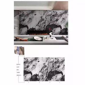 لوحات الحائط الكبيرة على الطراز الحديث المستمر نمط الرخام البلاستيكية للتلفزيون وغرفة النوم الجدار الديكور وظيفة للماء - Product Image 6
