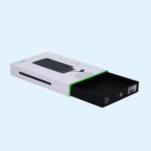 Tùy chỉnh siêu mỏng ngân hàng điện bao bì Hộp Quà Tặng cửa sổ ngăn kéo hộp cho điện thoại di động ngân hàng giấy gói hộp - Product Image 2