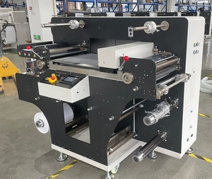 VICUT high cost effective roll <b>label</b> sticker finisher cutting <b>machine</b> with four cutting heads dual rewinding system - Product Image 2
