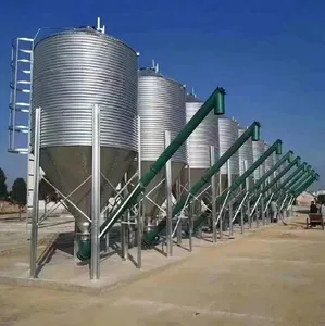 Widely Used Farm Small Steel Corn Silo Tank for Plastic Wood Chip Sawdust Paddy Storage Sale