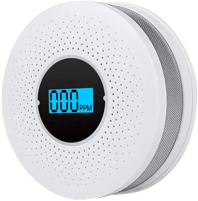 Hot sell Smoke Carbon Monoxide Detector and Smoke Alarm Combo Detector with LED Display CE Standard