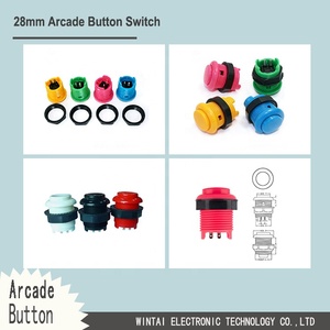 Wintai-Tech China Arcade Button <strong>Switch</strong> 28 mm Push Button <strong>Switch</strong> Plug in Game Console Accessories - Product Image 2