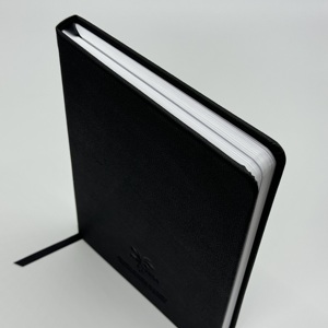 Tạp Chí điều hành sang trọng-bìa PU chính hãng, giấy vàng Debossed, trang văn bản tùy chỉnh - Product Image 1