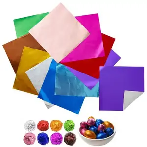 캔디 바/설탕 알루미늄 호일 롤 컬러 실버 알루미늄 호일 양각 인쇄 초콜릿 호일 포장지 - Product Image 1