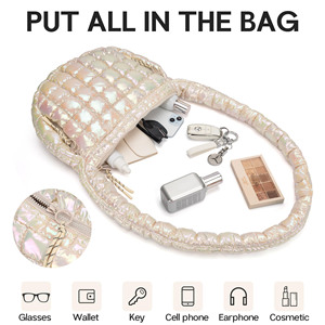 Sac fourre-tout matelassé et rembourré léger pour une utilisation en bandoulière - Product Image 3