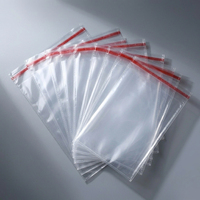 Sacs en plastique jetables OPP à haute brillance, faciles à décoller, 30 microns, auto-adhésifs, pour aliments, gâteaux, vêtements