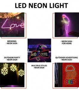 Letrero de neón LED impermeable personalizado, decoración caliente para fiestas de boda con tema de amor - Product Image 6