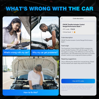 Escáner OBD2 Portátil Advancer AD20, Lee/Elimina Códigos de Error, Diagnóstico de Automóviles para Android/iOS, Mejor que ELM327 AD10
