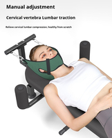 Lit de traction de la colonne vertébrale orthopédique multifonction réglable Dispositif de correction cervicale et lombaire Bancs et supports d'étirement