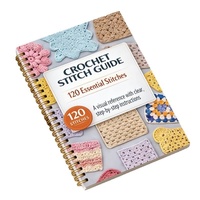 Carnet de planification de projets de crochet et de tricot exclusif à spirale, avec journal de bord et design pour les passionnés de fil – Cadeau idéal
