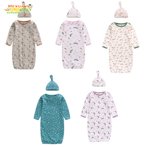 ชุดเด็กทารกหญิงแรกเกิด ชุดนอนเด็กทารกหญิง ผ้าห่อตัว ชุดนอน ชุดกลับบ้าน สีชมพู - Product Image 1