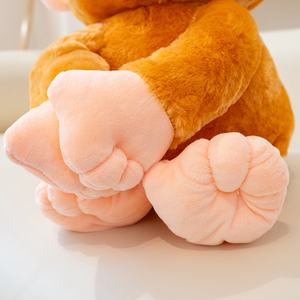 ของเล่นตุ๊กตาลิงยัดไส้ลิงสีน้ำตาลสวนสัตว์ออกแบบได้ตามต้องการ - Product Image 4