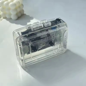 Reproductor de Casetes Portátil Transparente, Radio AM/FM Retro con Bluetooth, Música Estéreo HiFi, Walkman de Plástico ABS para Interiores y Exteriores - Product Image 4