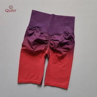 Articles en gros Gradient Tie Dye Shorts de sport pour femmes Filles Shorts de sport personnalisés Pour Hommes