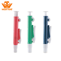 Pipette manuelle en plastique de laboratoire de 2 ml, 5 ml, 10 ml, compte-gouttes, remplisseur, pompe de transfert