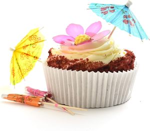 Paquete de 24 <span class=keywords><strong>Sombrillas</strong></span> Decorativas Multicolores <span class=keywords><strong>para</strong></span> Cócteles, Brochetas Decorativas <span class=keywords><strong>para</strong></span> Aperitivos, Bebidas, Fiestas y Frutas - Product Image 2