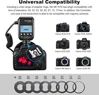 Flash de Anillo Macro GODOX para MF-R76C, Modo TTL/M, CCT 5900K, 76Ws, Control Inalámbrico 2.4G, Recargable y Portátil