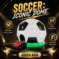 Ballon de football gonflable rebondissant pour trampoline