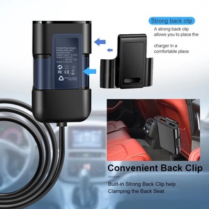Cargador de Coche USB 4 en 1 de Alta Calidad, Superrápido, QC 3.0, para Teléfonos Móviles iPhone y Samsung, Accesorios para Coche - Product Image 4