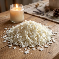 Cire de Soja Naturelle en Vrac pour Bougies, Cire de Soja EU 464