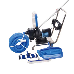 Kit d'aspirateur pour <span class=keywords><strong>piscine</strong></span> 5HP 3750W 1500 ㎡   Machine d'aspiration manuelle avec pompe et accessoires - Product Image 4