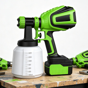 Pistola de Pintura Inalámbrica VERTAK de 20V con Contenedor de 1000ml, Máquina de Pintura con Control Rotatorio de Caudal Ajustable - Product Image 1