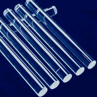 Borosilicate COE 3.3 diamètre 1mm 2mm, 3mm, 4mm tige solide en verre borosilicate 3.3