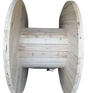 Large dried wooden drum /Wooden Cable Spools /cable reel