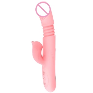 Vibrador Telescópico de Alta Calidad con Succión, Estimulador de Clítoris y Punto G, Varita Vibradora con Calor Potente, Juguetes Sexuales - Product Image 1