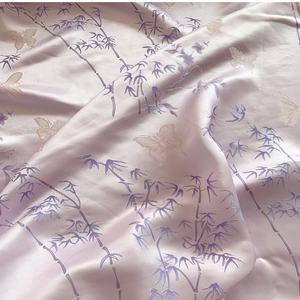 Tela Jacquard de seda orgánica tejida de país oriental mariposa de bambú moda de alta calidad para <span class=keywords><strong>mujer</strong></span> vestido bufandas de tela ropa de dormir - Product Image 4