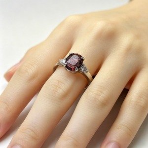 Anello Vintage con Texture in Vetro per Donne, Stile Semplice e alla Moda, Accessorio per Uso Quotidiano - Product Image 2