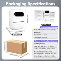Imprimante d'étiquettes portable thermique Marklife ODM avec code-barres, logo personnalisé pour autocollants nominatifs et étiquettes de prix, vente en gros