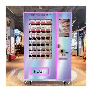 Fornecedor direto inteligente personalizado máquina de venda automática de beleza prensado em máquina de venda automática de unhas para cílios de cabelo com monitoramento de estoque