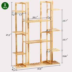 Giá Đỡ Cây Tre, Giá Đỡ Chậu Hoa Nhiều Tầng Trong Nhà Ngoài Trời Planter Kệ Trưng Bày Đơn Vị Cho Ban Công Góc Sân Vườn - Product Image 2
