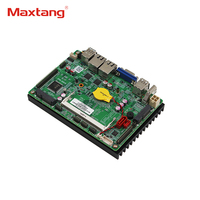 Carte mère Maxtang Intel Bay Trail J1800 J1900 Ordinateur monocarte 3,5 pouces Linux Win 7 10 6com DDR3L 8 Go Taille du disque 3,5 pouces SBC