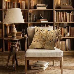 جودة عالية غطاء وسادة أفريقيا نمط بدائي 45*45 سم شجرة الحياة مربع أريكة فندق الديكور - Product Image 2