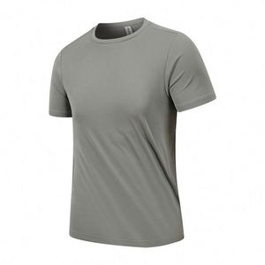 Camisetas de Hombre al por Mayor, Económicas, de Secado Rápido, Transpirables, Ecológicas, de Punto Sólido, Poliéster, Corte Regular, Lisas, Personalizables - Product Image 4
