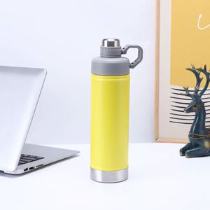 Mug de voyage isotherme en acier inoxydable 750 ml avec poignée pliable, grande capacité, maintien au chaud de l'eau bouillante pendant 12 à 24 heures - Product Image 3