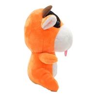 Boneka sapi plushie oranye BSCI OEM grosir, boneka sapi plushie custom dari Cina, boneka custom, mainan hewan plushie lembut