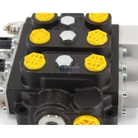 RD5300NPT-QTW-2OT Vanne de commande hydraulique manuelle à 3 bobines 100 L/min 250 bar 3/4 NPT pour distributeurs