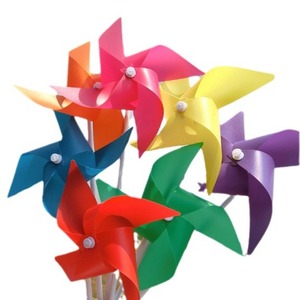Windmill Children's Toy Colorful <b>Paper</b> Windmill Outdoor Play For Kids Age 2 4 Years Unisex Gift Party Decoration - Product Image 1