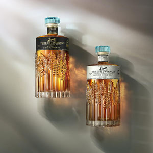 Botellas de Licor de Vidrio Personalizadas de 700 ml, Botella de Vino de Lujo <span class=keywords><strong>con</strong></span> Forma Cuadrada, Diseño Moderno para Destilerías Artesanales, Botella de Vidrio para <span class=keywords><strong>Vodka</strong></span> - Product Image 3