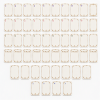 Nouvelle collection de luxe Eloise 2026 : Jeu de Mahjong portable Mahj Mood Tortoise avec tuiles en acrylique