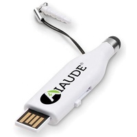 Stylus layar disesuaikan, Pendrive 32gb 64gb 128gb gantung di Ponsel kecepatan tinggi dengan logo Costom
